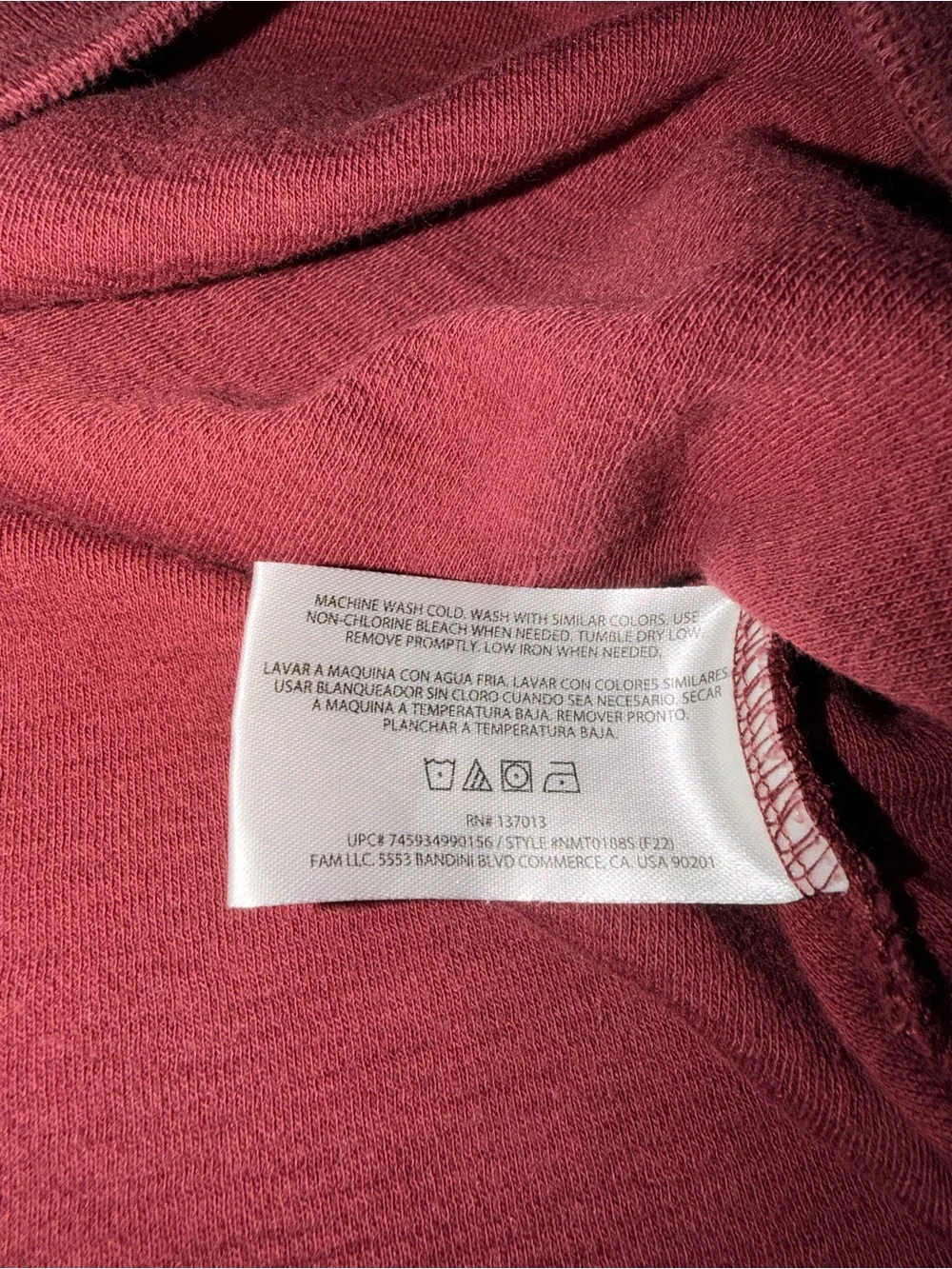 Banana Republic Mens Double Knit Crewneck Raglan Pullover Shirt Red XL